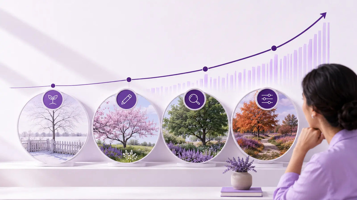 Editorial visual for How Long Pinterest SEO Takes with topic-specific Pinterest search and strategy elements