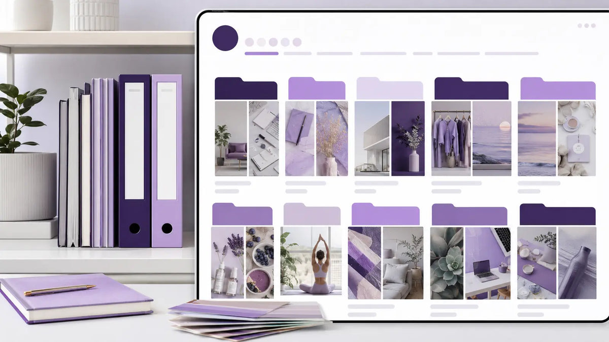 Editorial visual for Pinterest Board SEO with topic-specific Pinterest search and strategy elements