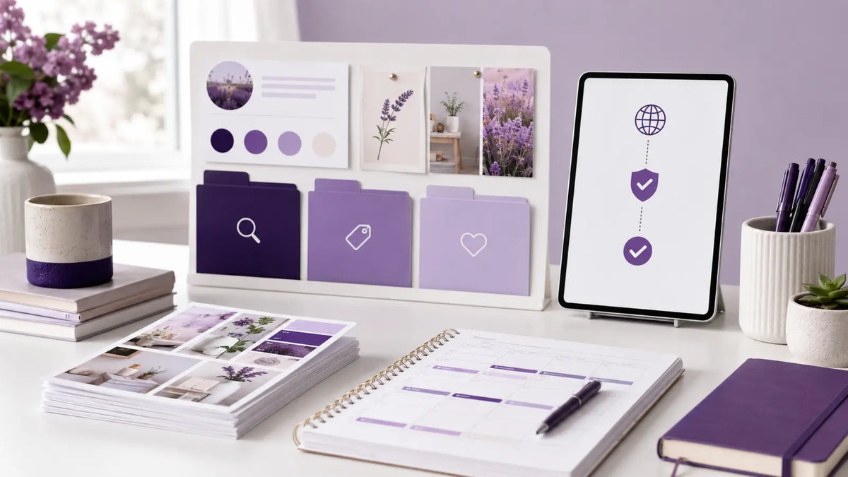 Editorial visual for Pinterest Business Account Setup Checklist with topic-specific Pinterest search and strategy elements