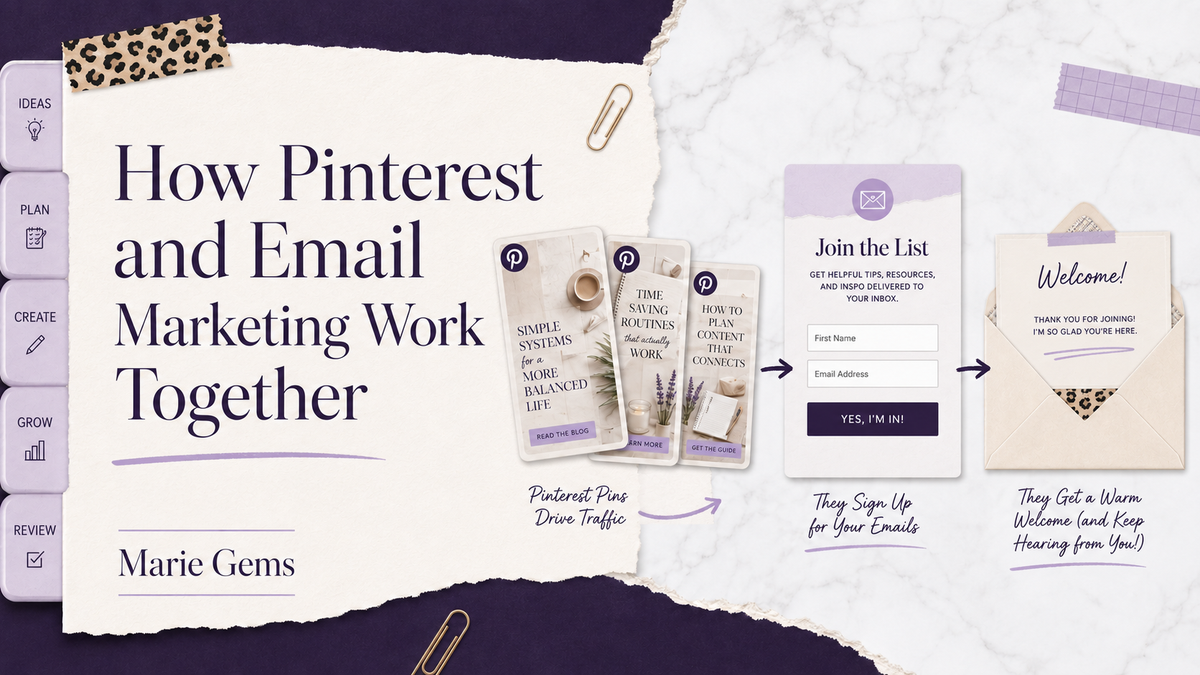 How Pinterest and email marketing work together featured blog image
