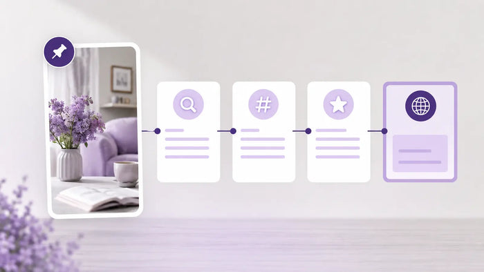 Editorial visual for Pinterest Descriptions That Get Found with topic-specific Pinterest search and strategy elements